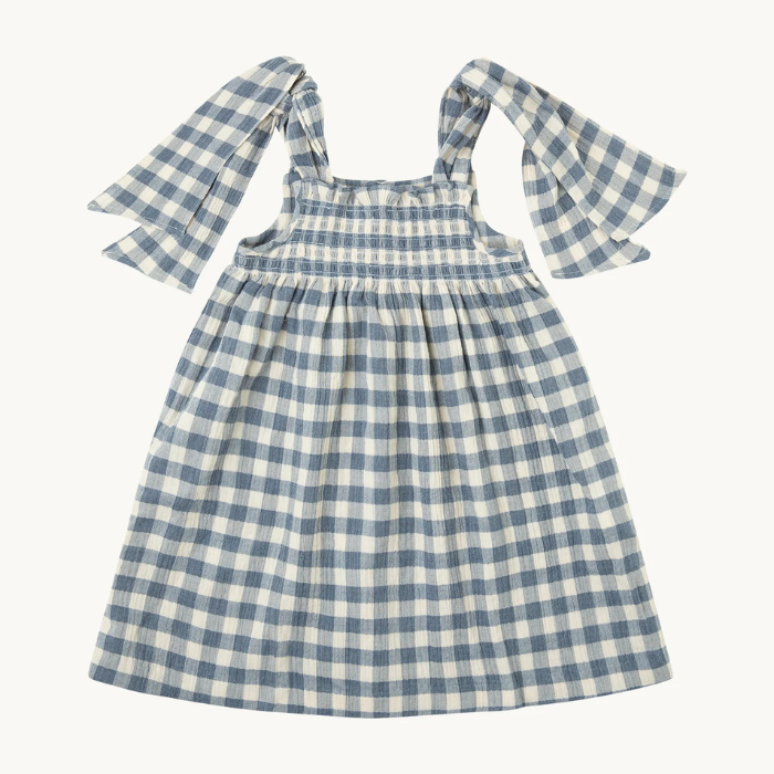 VESTIDO LUA VICHY AZUL