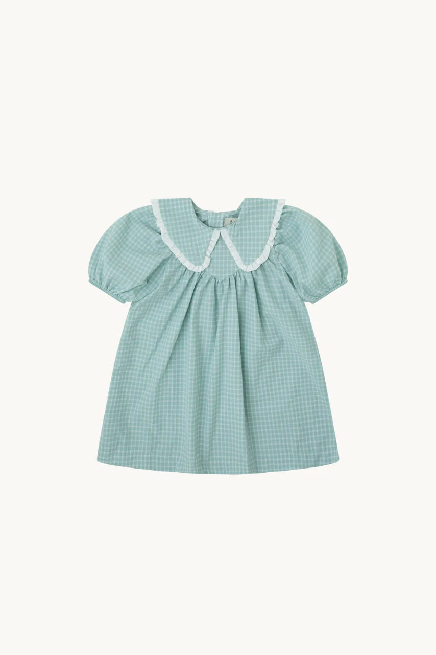 VESTIDO ANNE VICHY VERDE AGUA
