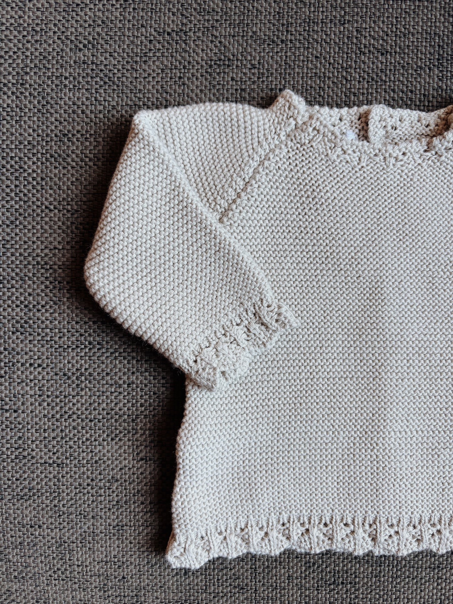 JERSEY BEBE ALGODÓN BEIGE