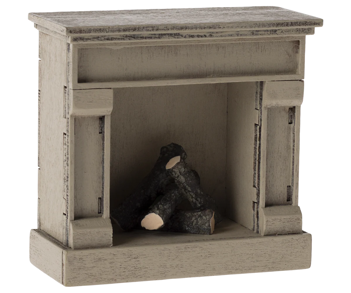 FIREPLACE MOUSE- OFF WHITE