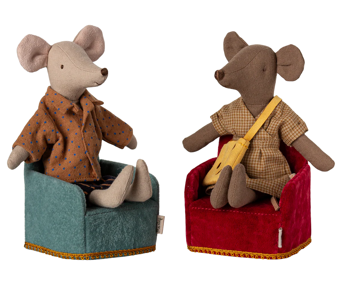 FOLDING CHAIR-MOUSE RED