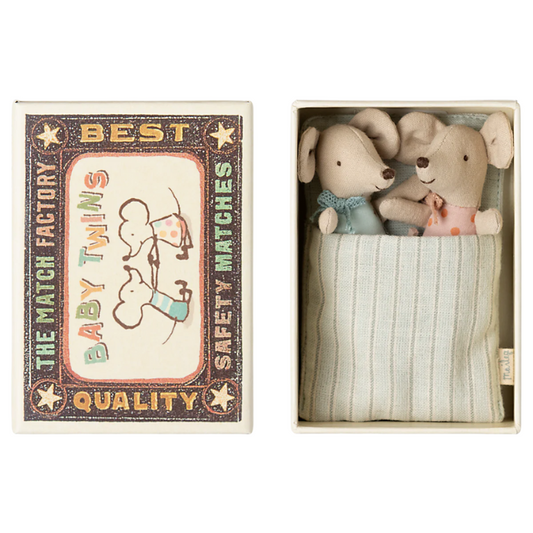 TWINS- BABY MICE IN MATCHBOX