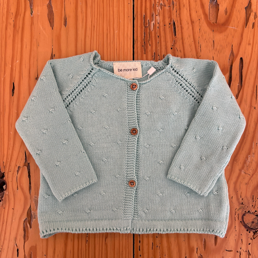 CARDIGAN BEBE MENTA