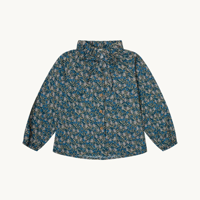 BLUSA GINEVRA FLOR AZUL