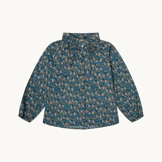 BLUSA GINEVRA FLOR AZUL