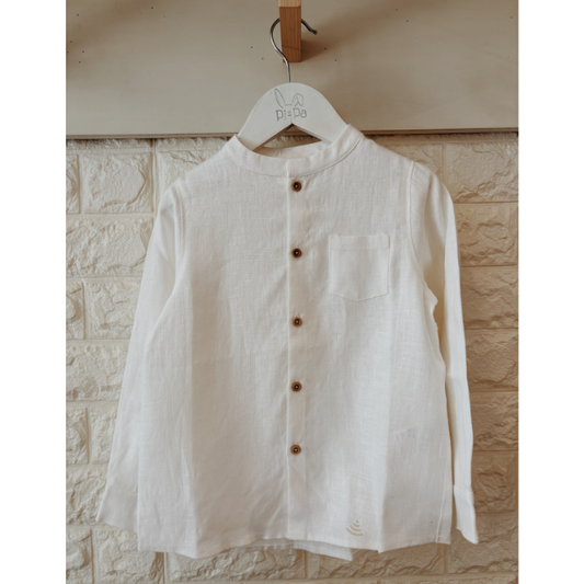 CAMISA LINO BLANCA NIÑO
