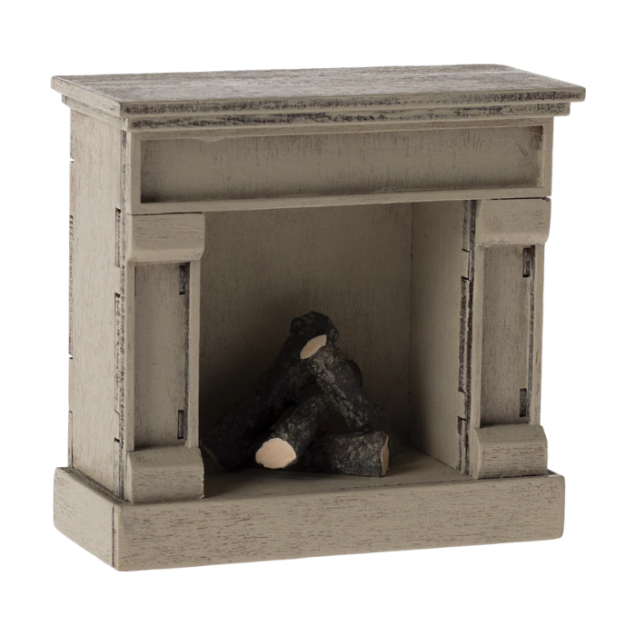FIREPLACE MOUSE- OFF WHITE