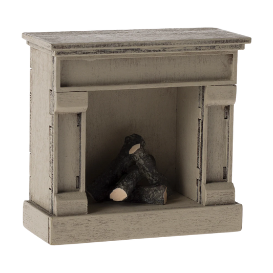 FIREPLACE MOUSE- OFF WHITE