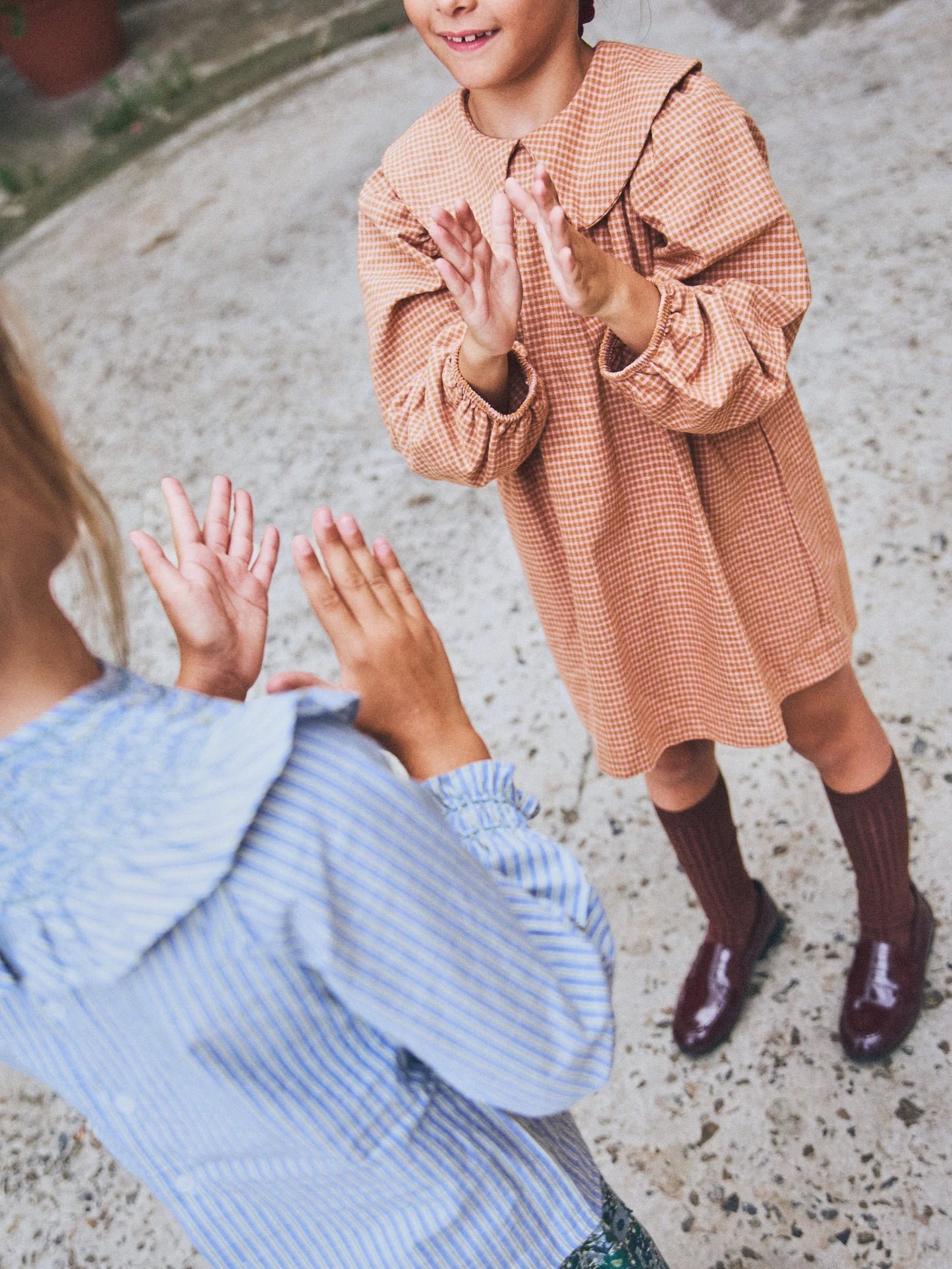 BLUSA OLIVA RAYAS AZUL Y VERDE