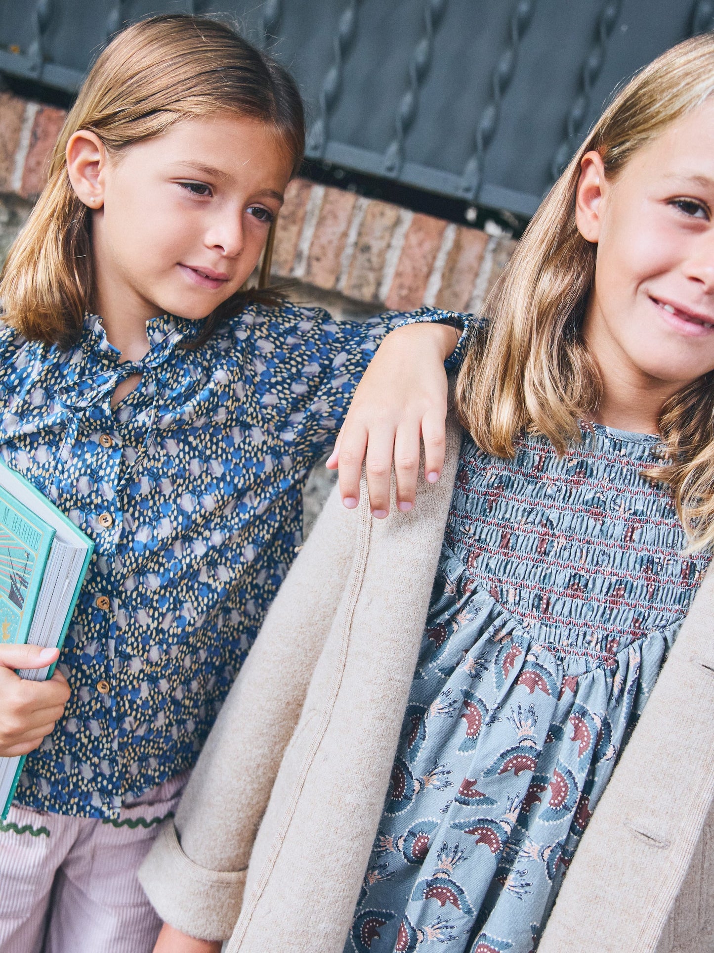 BLUSA GINEVRA FLOR AZUL
