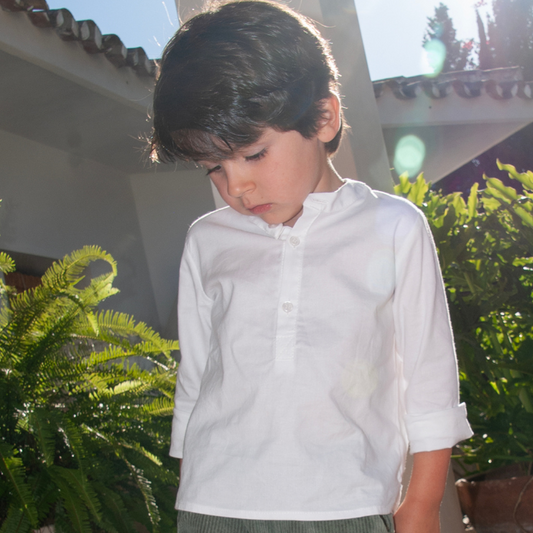 CAMISA MAO LINO BLANCO