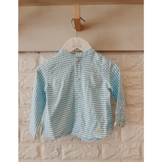 CAMISA RAYAS AZUL