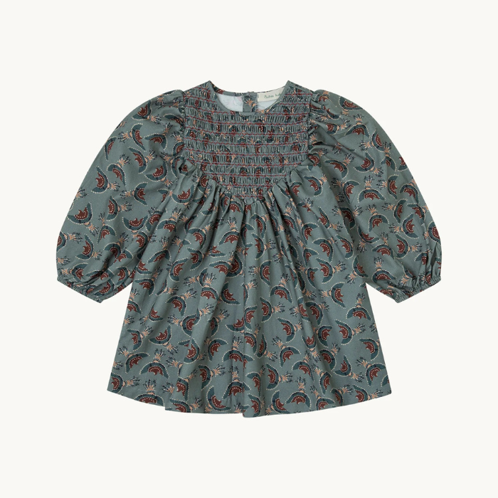 VESTIDO SMOCK PAJAROS