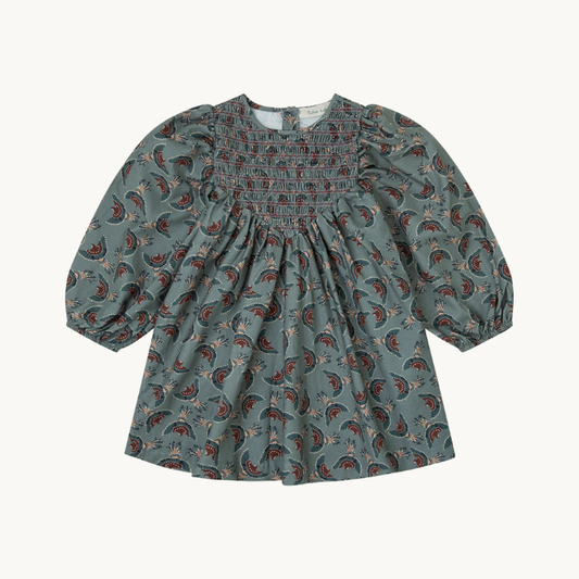 VESTIDO SMOCK PAJAROS