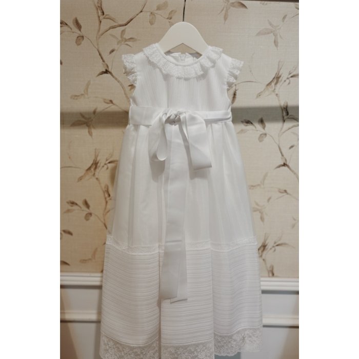 241010C FALDON RAYA SEDA BLANCO CON GORRITO