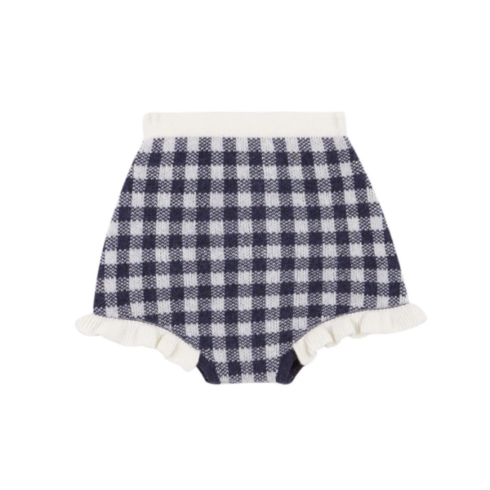 NAVY GINGHAM BLOOMER
