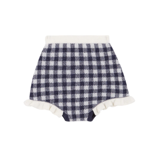 NAVY GINGHAM BLOOMER
