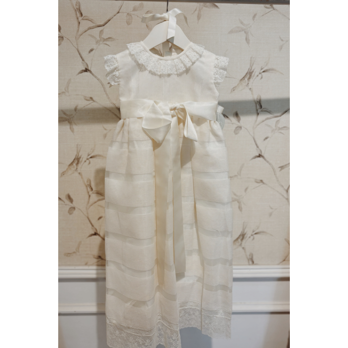 243500C FALDON TELA SEDA RAYA CRUDO CON GORRITO