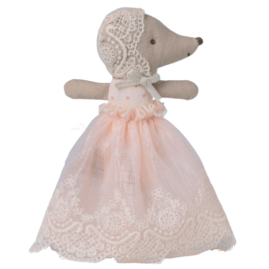 BABY MOUSE IN GOWN PINK