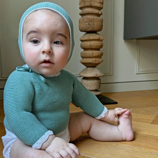 JERSEY BEBE ALGODÓN TURQUESA