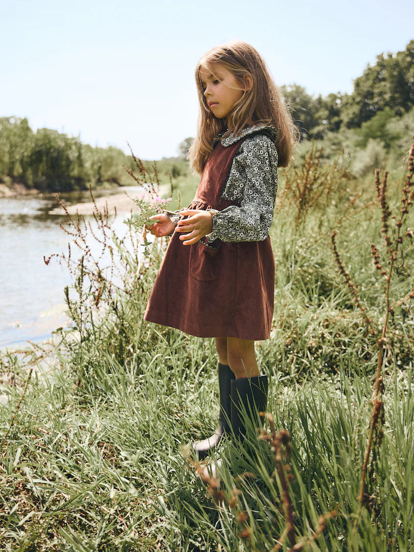 BLUSA LILI FLOR VERDE