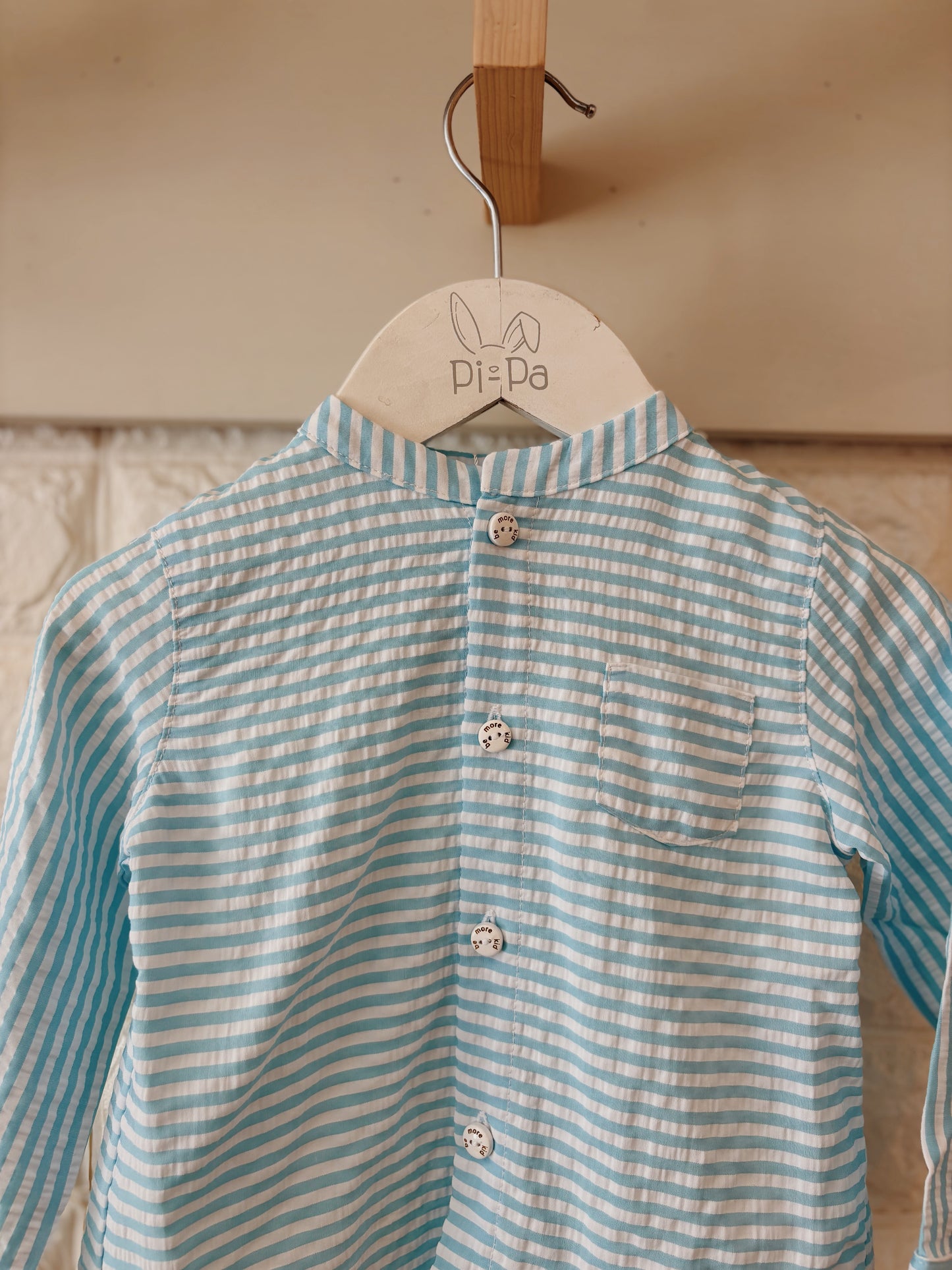 CAMISA RAYAS AZUL
