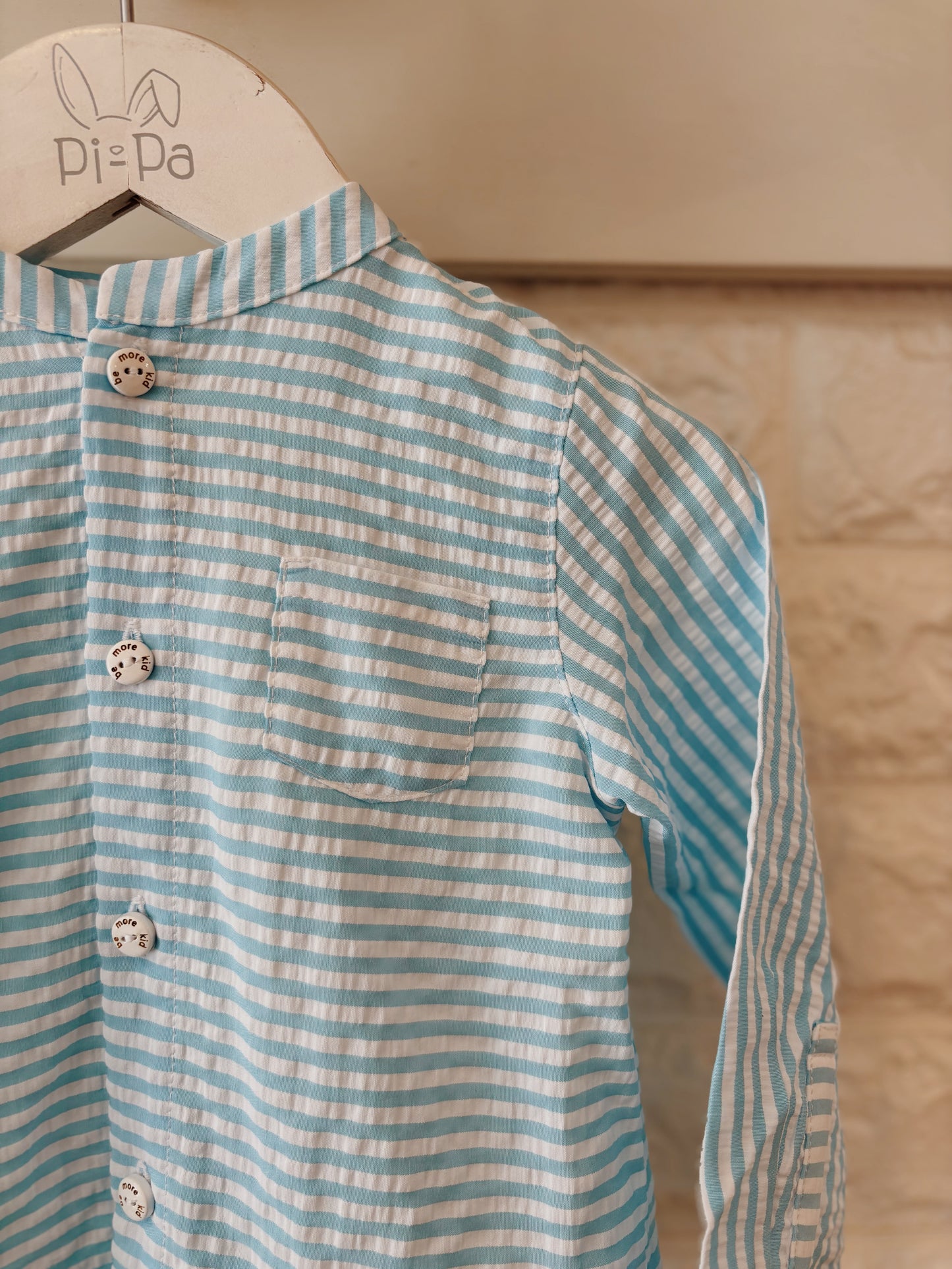 CAMISA RAYAS AZUL