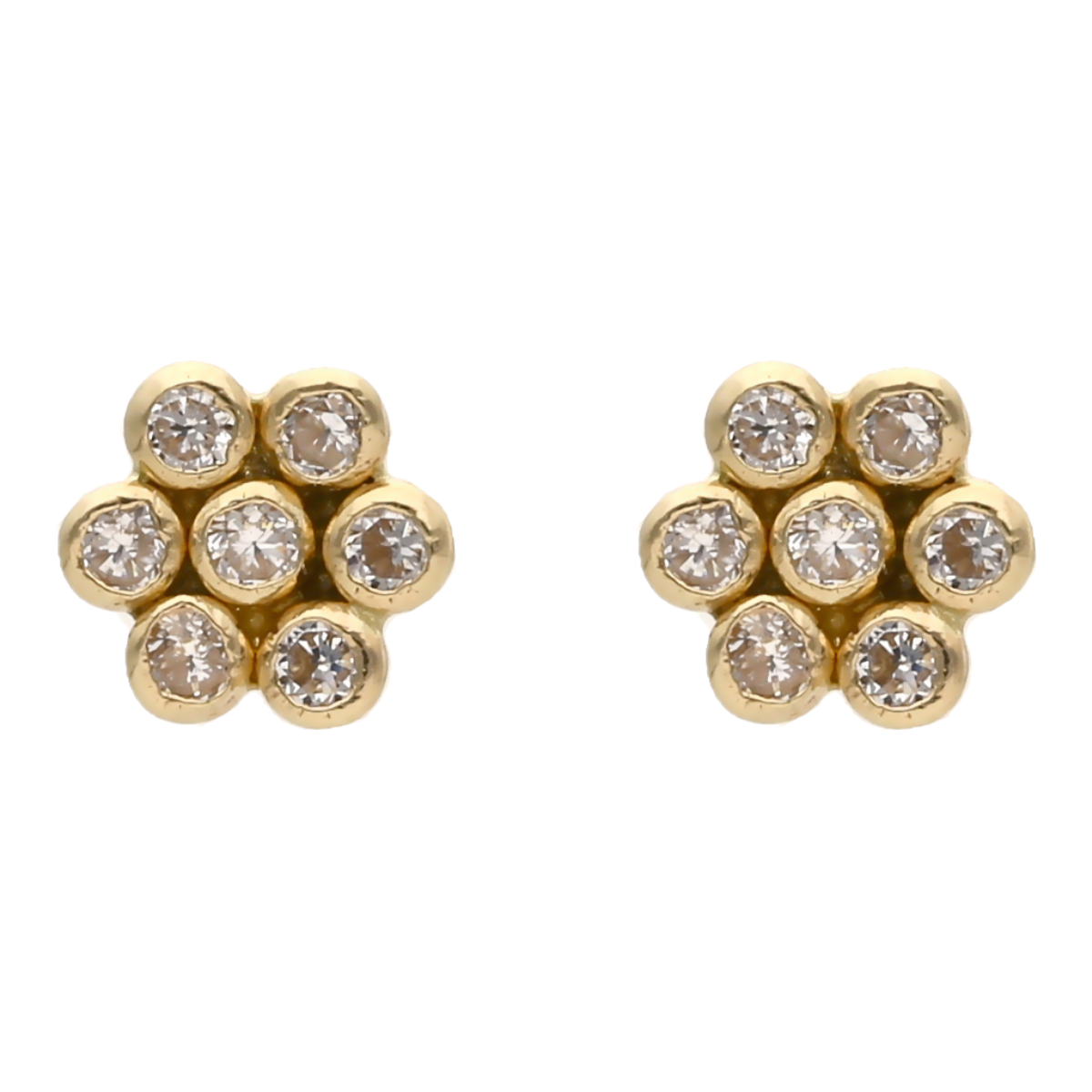 10.FLOWER CRYSTALS STUDS