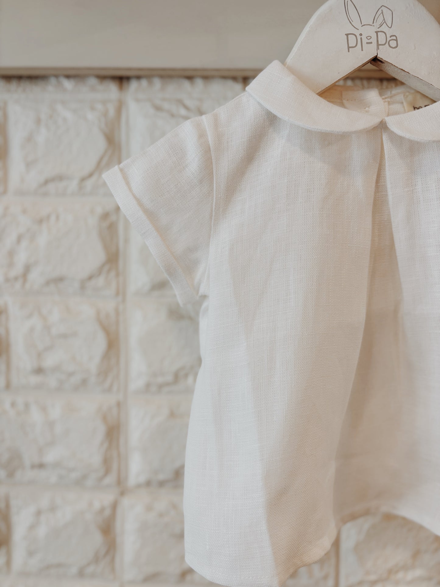 BLUSA BEBE LINO BLANCO