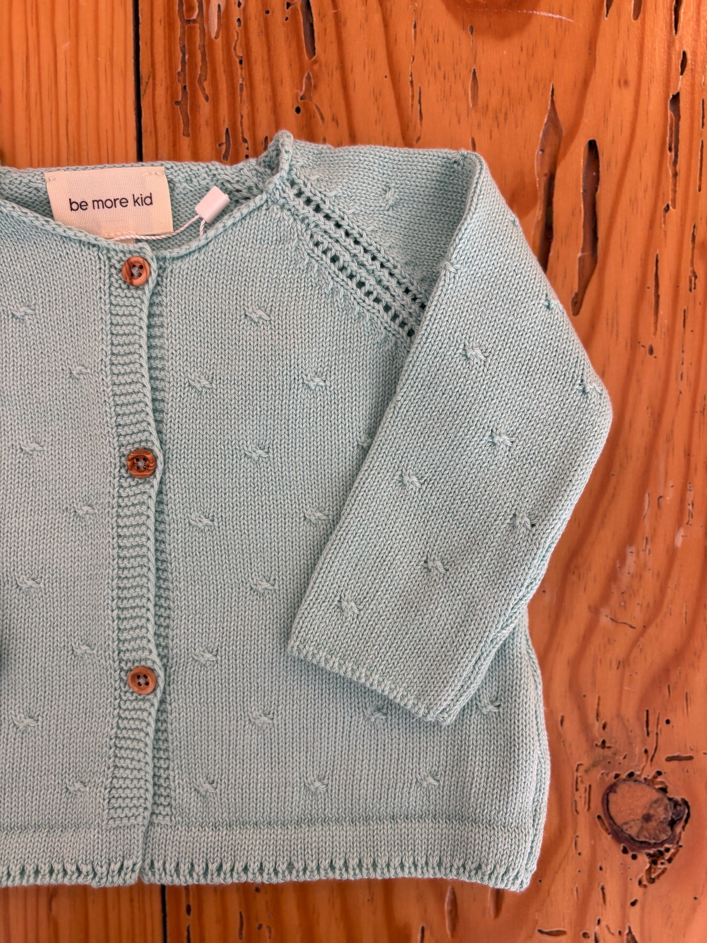 CARDIGAN BEBE MENTA