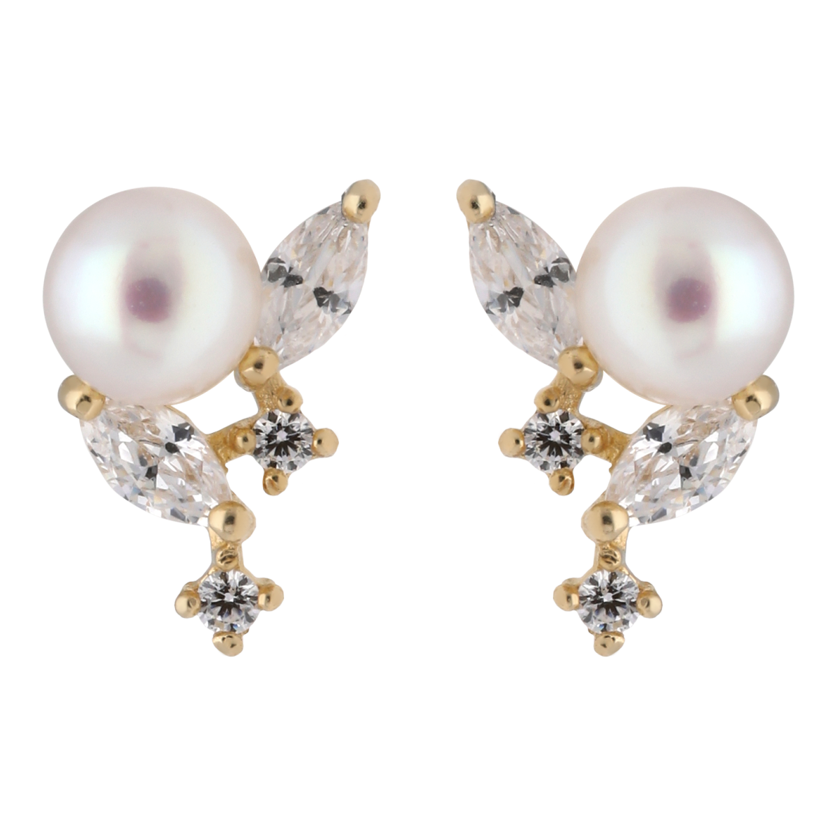 18.JULIET PEARL STUDS