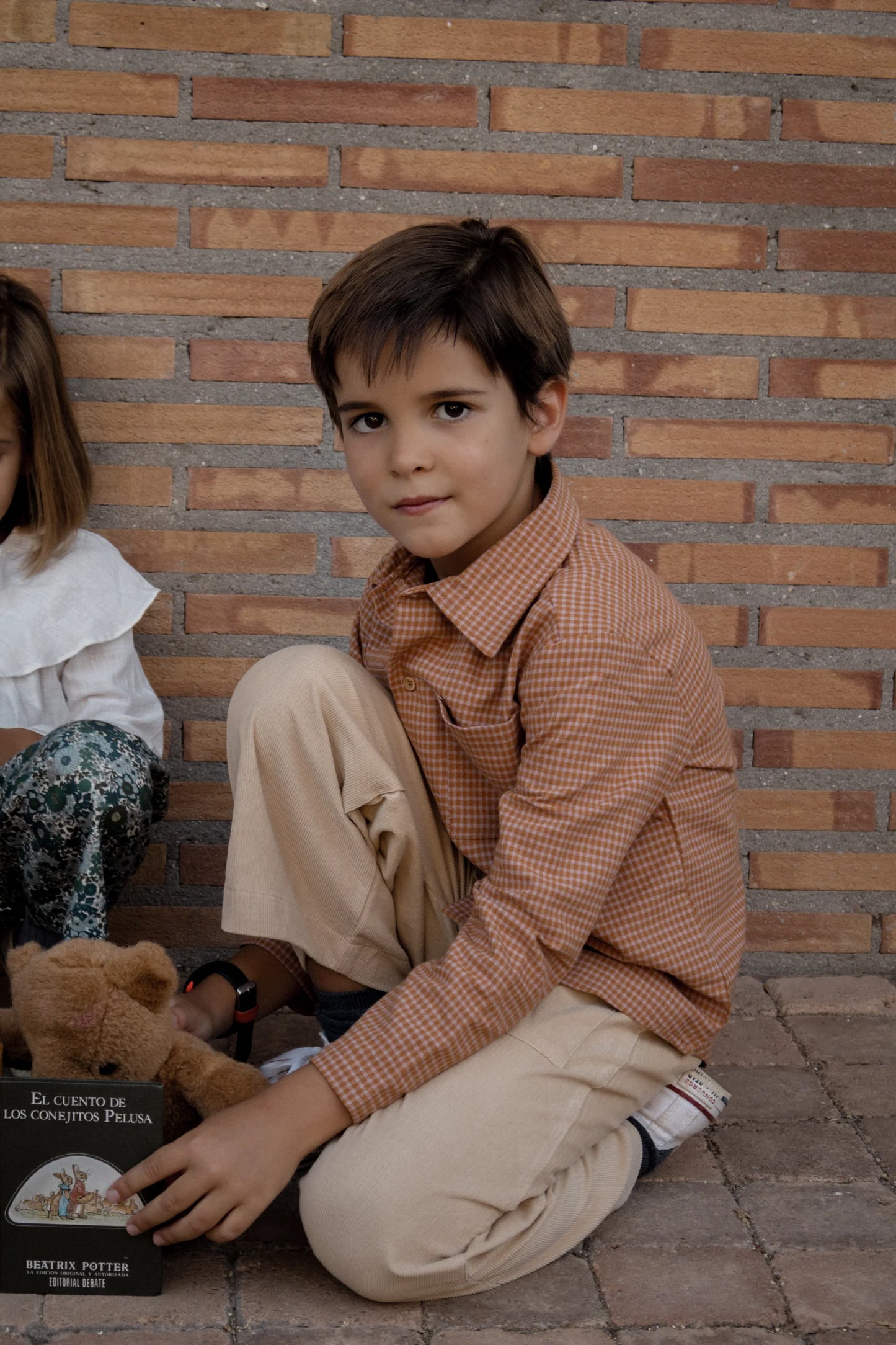 PANTALON KIDS PANA BEIGE UNISEX