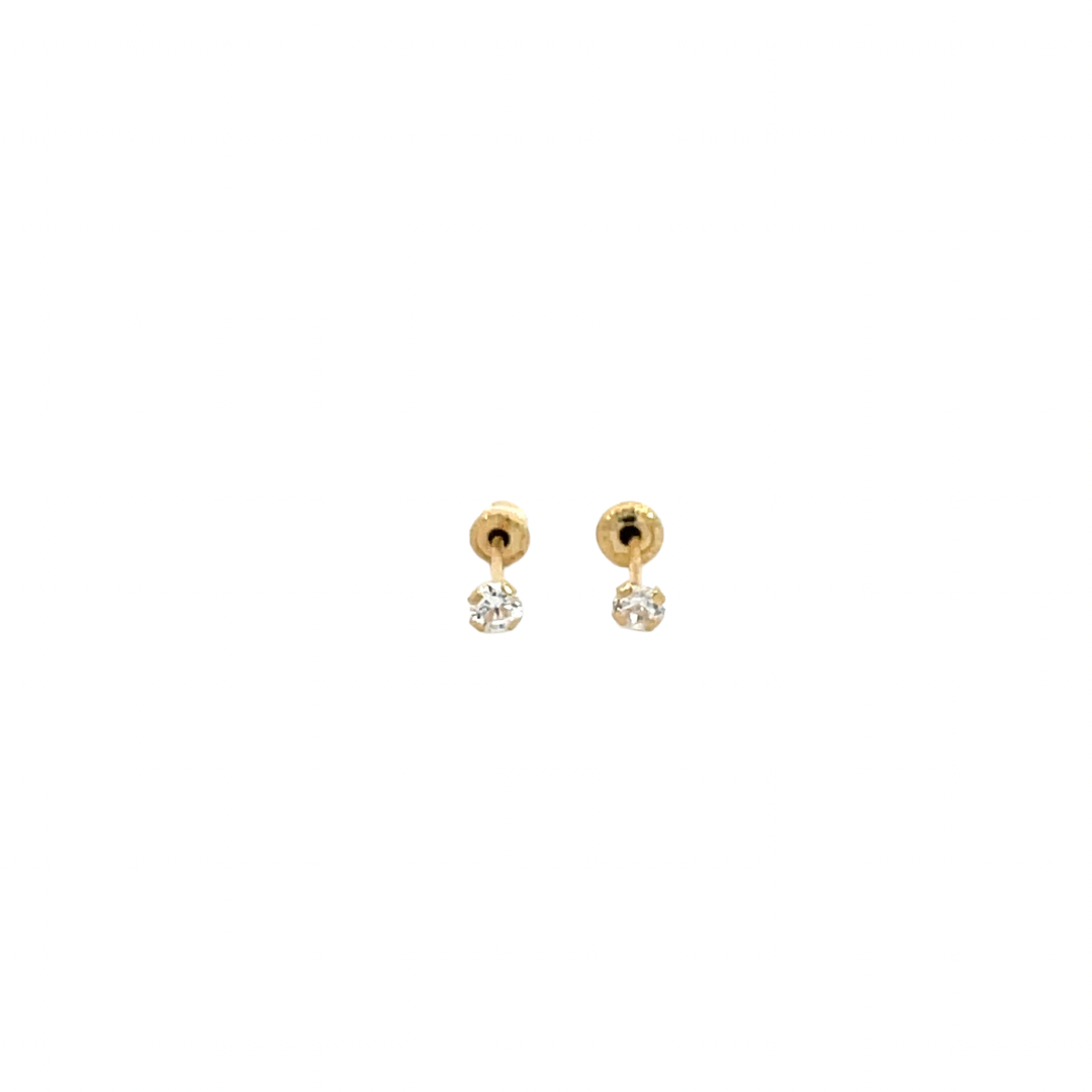 16. ROUND CRYSTAL STUDS MEDIUM