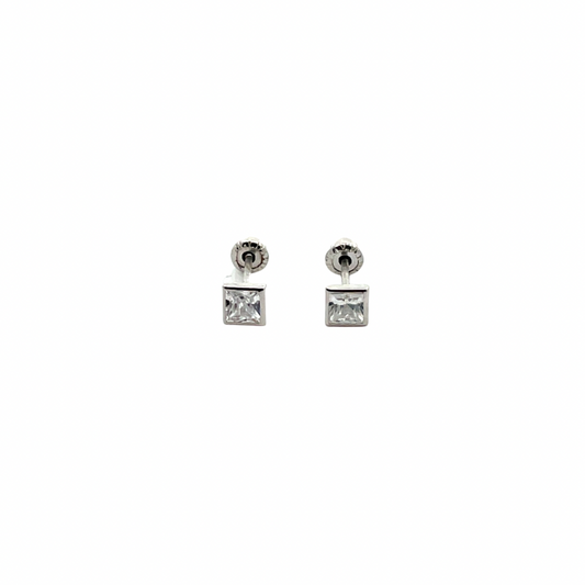 3. SQUARE CRYSTAL STUDS SMALL