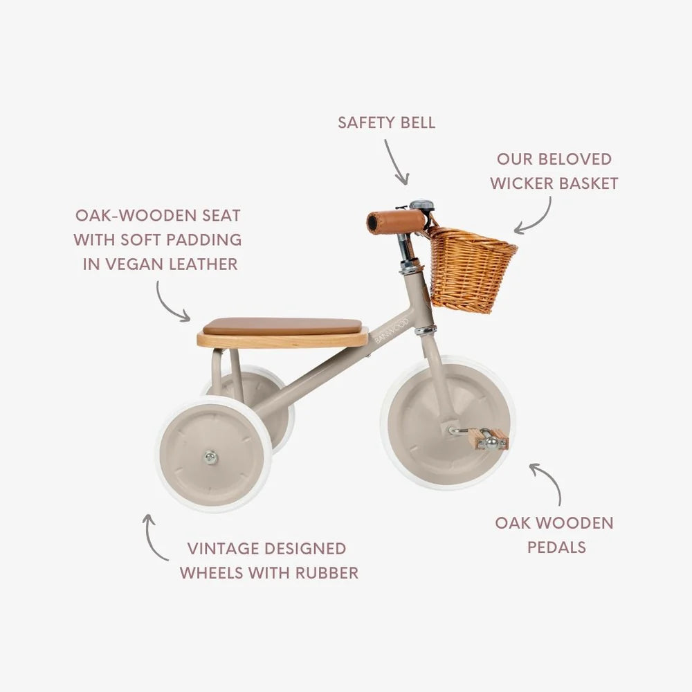BANWOOD TRICICLO- BEIGE
