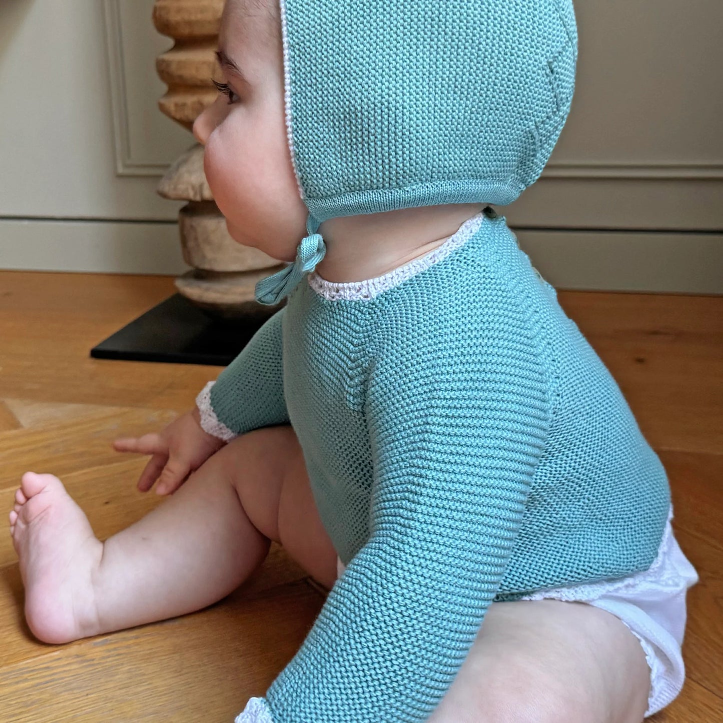 JERSEY BEBE ALGODÓN TURQUESA