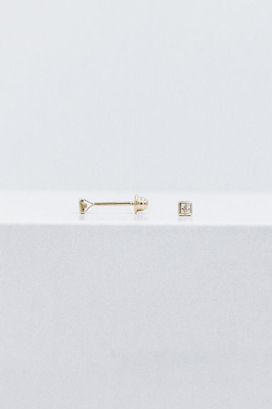 3. SQUARE CRYSTAL STUDS SMALL